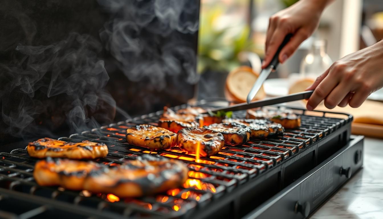 Home cook preparing ingredients in the kitchen